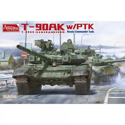 Amusing Hobby 35A056 1/35 Russia Commander Tank T-90AK W/PTK • $31.98