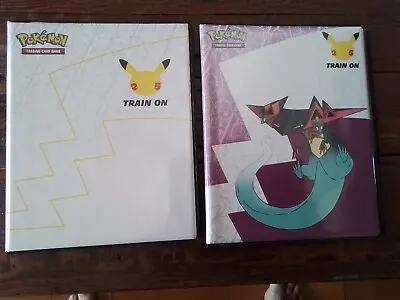 2 Pokemon Jumbo Album Folder Binder 25th Celebrations Holo Card Cards Pikachu • $12.87