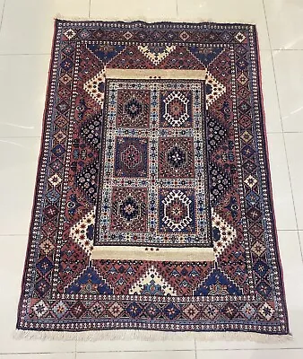 Rare Handmade Wool Rug 3.4x5 Ft Rug In Rug Design • $691.87