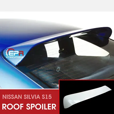 For Nissan Silvia S15 DM-Style FRP Fiber Glass Rear Trunk Roof Spoiler Wing Lip • $348.22