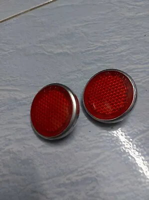 Yamaha Yl2-ls3-as2-as3-rs100-rs125 Reflector Front Reflex L-r Red Stenley Japan • $19.99