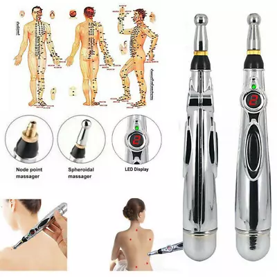 Acupuncture Therapy Electronic Pen Meridian Energy Heal Massage Pain Relief Home • $9.39