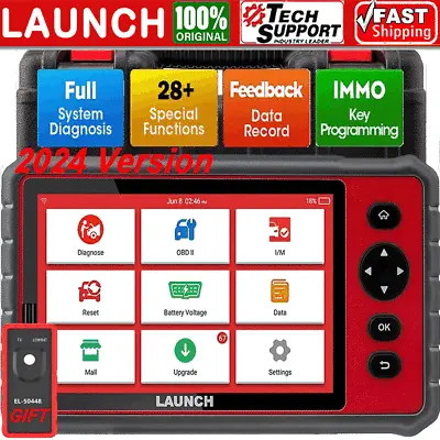 2024 LAUNCH CRP909E Pro Full System Diagnostic Tool OBD2 Scanner Key Coding TPMS • $309