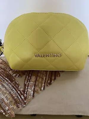 New Mario Valentino Logo Clutch Bag Shoes Shoulder Bag  Shoes White Wristlet  • $110