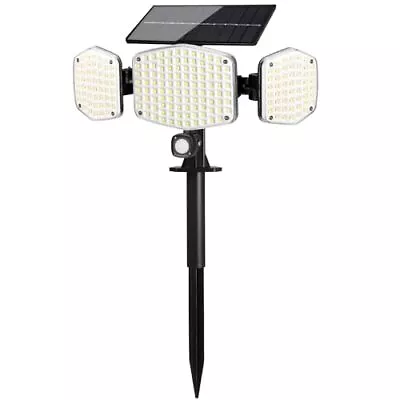 Solar Motion Lights Outdoor With Ground Stake IP65 Waterproof 208 LED Super... • $36.33