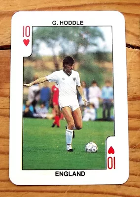 DANDYS GUM 1988 EUROPEAN CHAMPIONSHIPS GLENN HODDLE 10 Of HEARTS VERY GOOD+ • £3.99