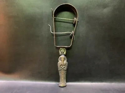 King TUT Copper Sistrum (Musical Instrument) With Hathor's Head Like Original • $154