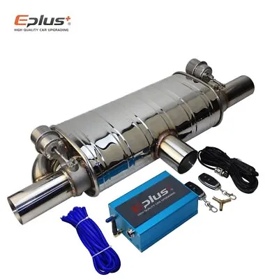 Car Exhaust Pipe Vacuum Pump Variable Valve Mufflers Remote Control Universal • $451.90