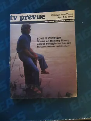 TV Prevue Magazine Regional TV Guide April 1983 Michael Landon Love Is Forever • $9.99