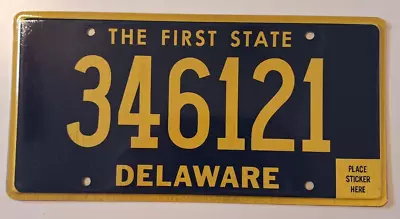 🐾 2008 Delaware  Passengher  License Plate (346121) Unused Nos • $12.95