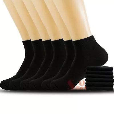 Men Women Ankle Athletic Quarter Low Cut Crew Cotton Socks Sport Size 9-11 10-13 • $8.99
