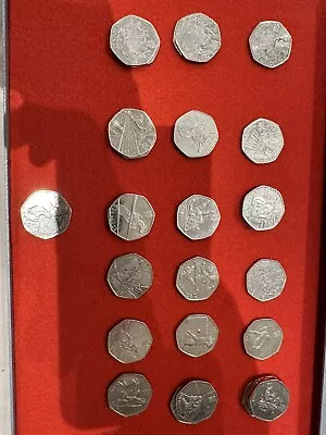 Collection 25 London Olympic 2012 50p Fifty Pence Coins In Total • £18
