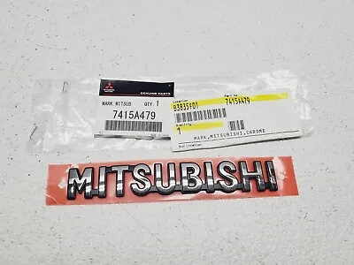 2006-2019 Genuine Rear Boot Badge Fits: Mitsubishi Shogun Pajero 06-19 OEM • $49.99