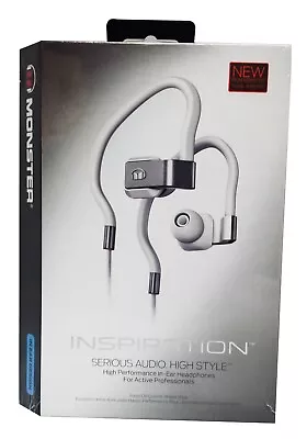 Monster Inspiration Noise Isolating White In-Ear Headphones W/ Apple ControlTalk • $12.99