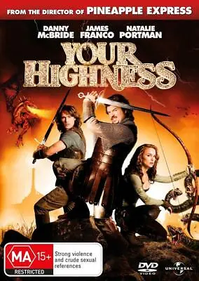 Your Highness DVD - James Franco (Region 4 2011) Free Post • $9.95