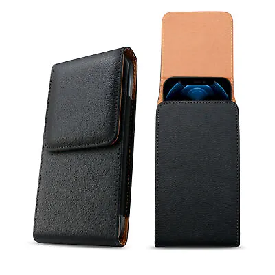 Cell Phone Holster Pouch Leather Wallet Belt Clip Loop Case For Galaxy S23 Ultra • $9.99