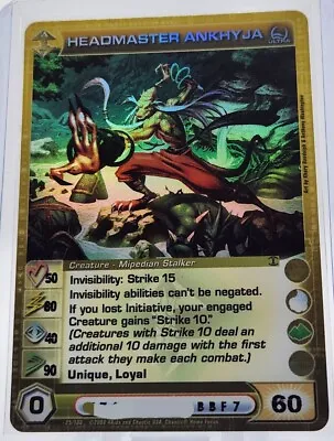 $584.68 • Buy Chaotic Card : Headmaster Ankhyja Ultra Rare Rise Of The Oligarch Creature