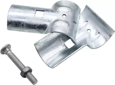 6PCS 1-3/8  X 1-3/8  End Rail T Clamp Galvanized Steel Panel T Clamp  1-3/8  O • £30.57
