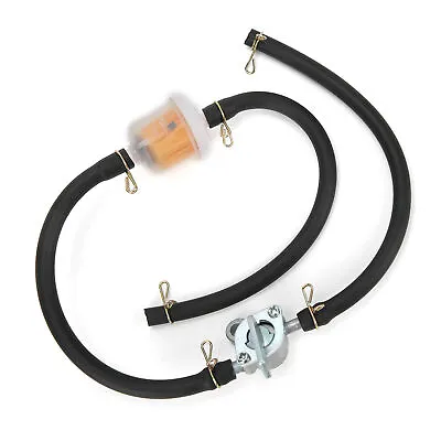 6mm Inline Fuel Tank Tap Filter Pipe W/ Petcock Switch Shut Off Valve Unive NEW • $5.71