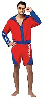 Rasta Imposta Baywatch Male Lifeguard Swim Suit Adult Halloween Costume GC3907 • $42.99