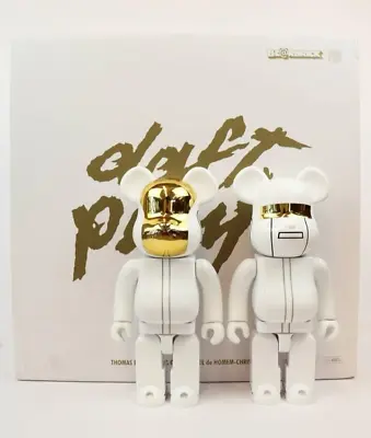 Bearbrick Daft Punk Daftpunk White Suits 400% BE@RBRICK Medicom Toy • $389.99