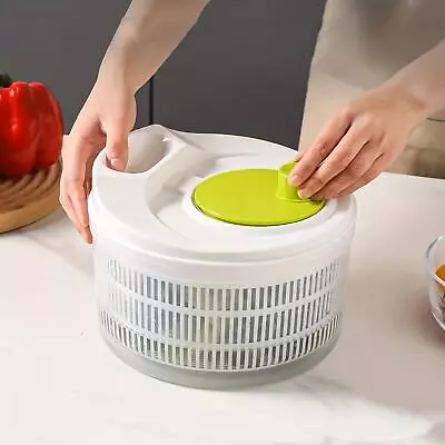 Salad Spinner & Fruit Dryer - Kitchen Vegetable Washer & Drainer • $16.99