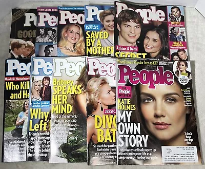 People Magazine Lot Of 10 Magazines 2014 1997 Goodbye Diana Britney Spears • $29.58