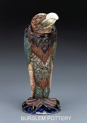 Burslem Pottery Grotesque Bird Vincent Stoneware Inspired By Martin Brothers • £269