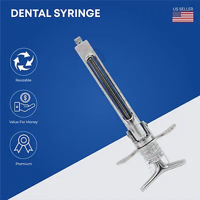 Universal Dental Anesthetic Syringe Self-Aspirating 1.8 Ml - 2.2 Ml • $5.45