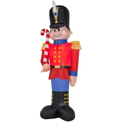 Inflatable 16 Ft. Christmas Nutcracker Blow Up Gemmy Rare Light Soldier Colossal • $249.99