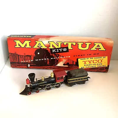 Vintage Mantua Tyco Kit #210 H.O. 4-4-0 Locomotive And Tender • $95