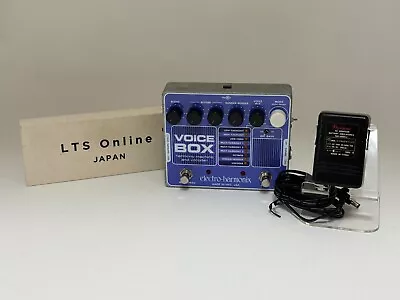 Electro Harmonix Voice Box Vocal Harmony Vocoder With Adapter Used From Japan • $189.98