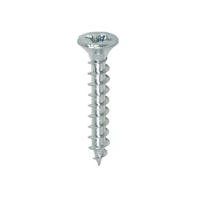 £0.99 • Buy 4x25mm (8x1) WOOD SCREWS GENERAL PURPOSE POZI COUNTERSUNK CHIPBOARD - ZINC