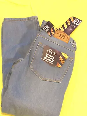 Men's NWT HB Huxlay Bros Reinforced Motorcycle Jeans  30 X 30 • $29.99