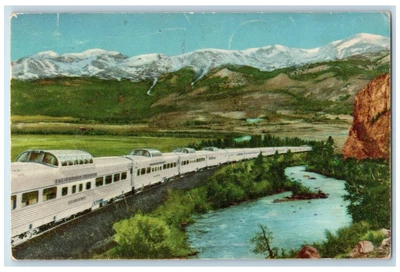 $9.95 • Buy 1953 Diesel Powered California Zephyr Vista Dome Train Lake Denver CO Postcard