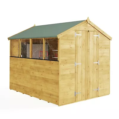 Garden Shed Apex Wooden Storage 4x6 - 12x8 T&G Window Windowless BillyOh Master • £695