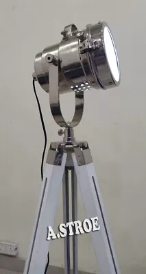 $143 • Buy Designer Spotlight Tripod Floor Lamp With Stand Light Office Decor Beautiful Ite