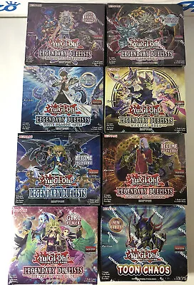 Yugioh Booster Box 1st Edition Legendary Duelists Toon Chaos Pegasus Kaiba Joey • $3500