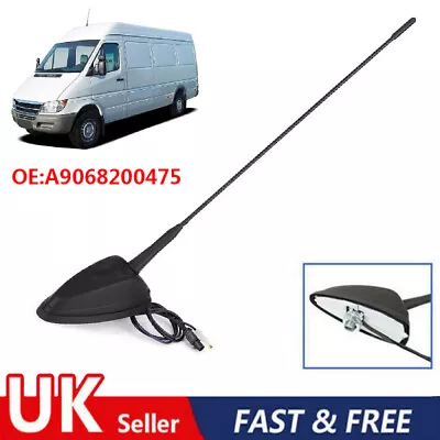 Antenna Roof Mounted Radio Aerial For Volkswagen Crafter 2006-2016 A9068200475 • £20.39