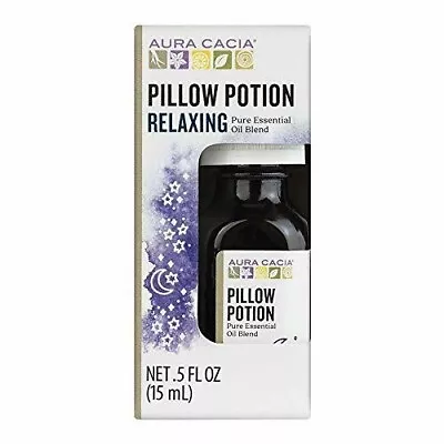 Aura Cacia Pillow Potion Essential Oil Blend | 0.5 Fl. Oz. In Box • $17.56