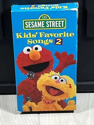 Sesame Street Kids Favorite Songs 2 Vhs Video Tape 2001 Muppets • $9.99