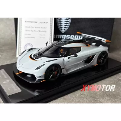 Frontiart FA 1:18 Koenigsegg Jesko Battle Grey Resin Diecast Model Car Kids Toys • $512.12