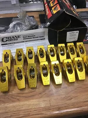 Crane Cams 13750-16 Gold 1.7 7/16  Aluminum Roller Rocker Arm Kit For BBC 454 • $425