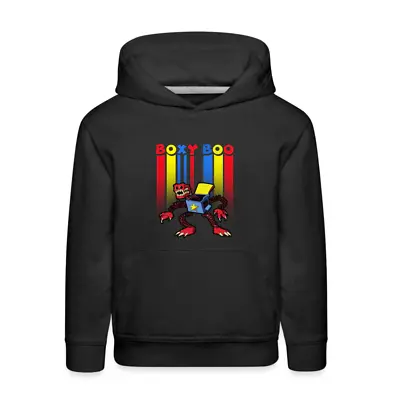Official Poppy Playtime Boxy Boo Stripes Kids' Premium Hoodie Youth M Black • £25.73