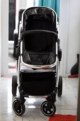 £155 • Buy Mothercare Journey Edit Pram And Pushchair - Midnight Black