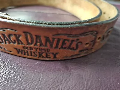 Jack Daniels Leather Belt 44  • £50