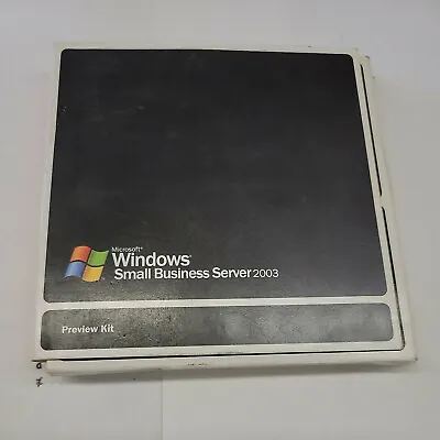 Microsoft Windows Small Business Server 2003  Preview Kit • $31.99
