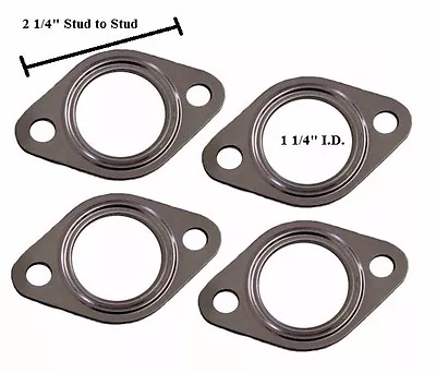 Air-Cooled VW 1200-1600cc Steel Stock Exhaust Gaskets 4 Pack • $14.95