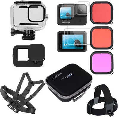 Storage Bag Underwater Case Filter Lens Sets For GoPro Hero 12 11 10 9 Black • $47.21