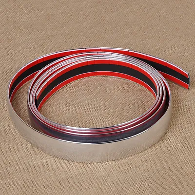 New Exterior Car 2.5m 30mm Chrome Adhesive Strip Trim Molding Styling Decoration • $15.82